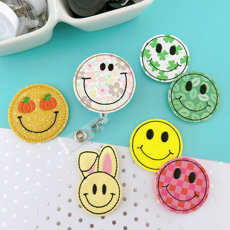 Smile Badge Toppers