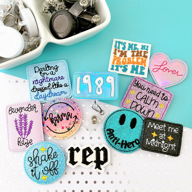 TS Eras & TK Football Badge Toppers