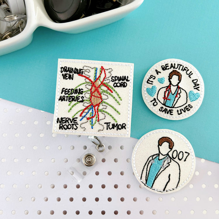 Grey’s Badge Toppers