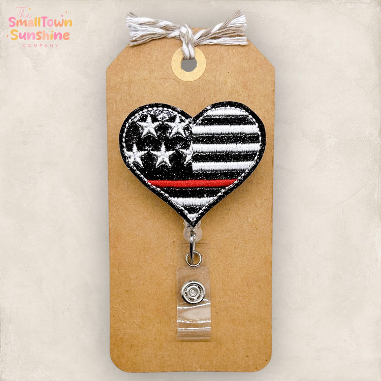 Thin Red Line Badge Topper