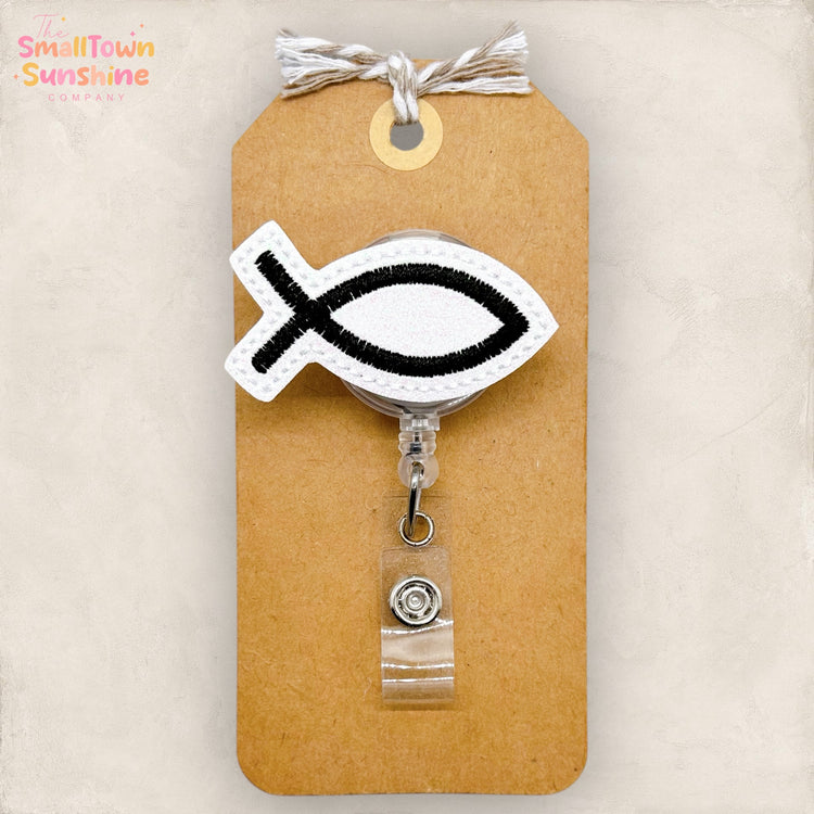 Jesus Fish Badge Topper