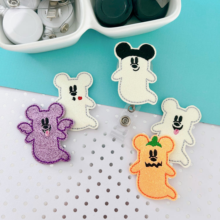 Mouse Ghost Badge Toppers