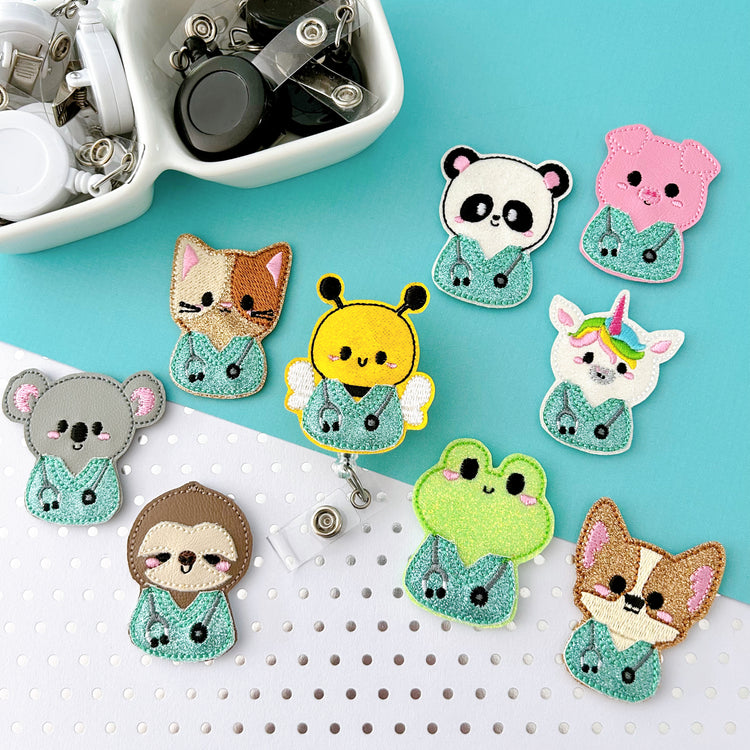 Nurse Animal Badge Toppers