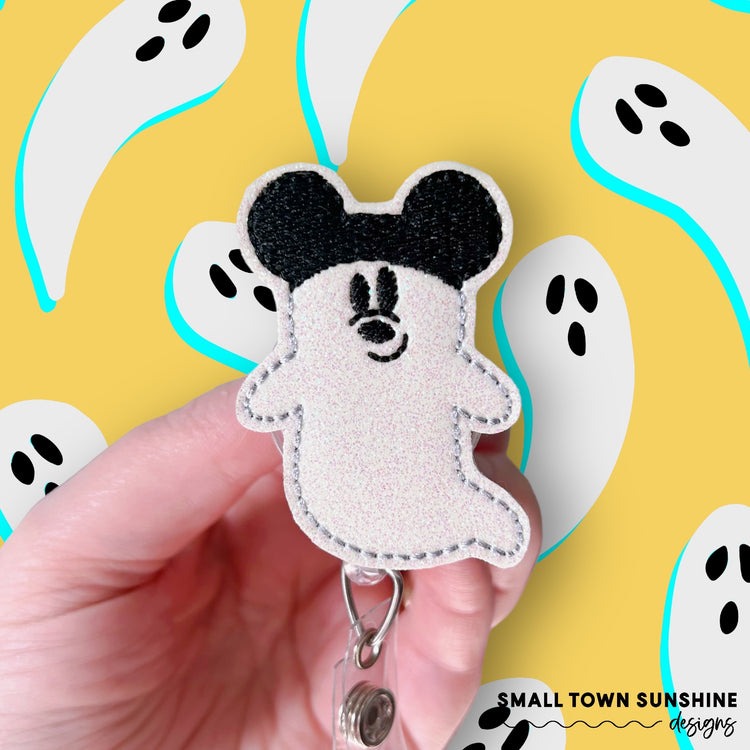 Mouse Ghost Badge Toppers