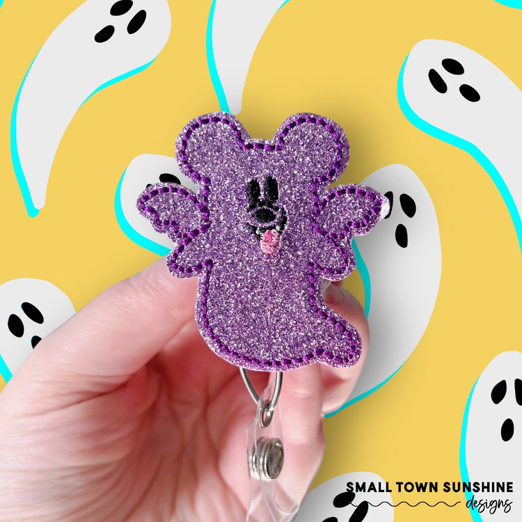 Mouse Ghost Badge Toppers