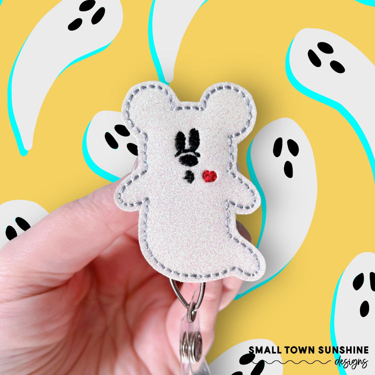 Mouse Ghost Badge Toppers