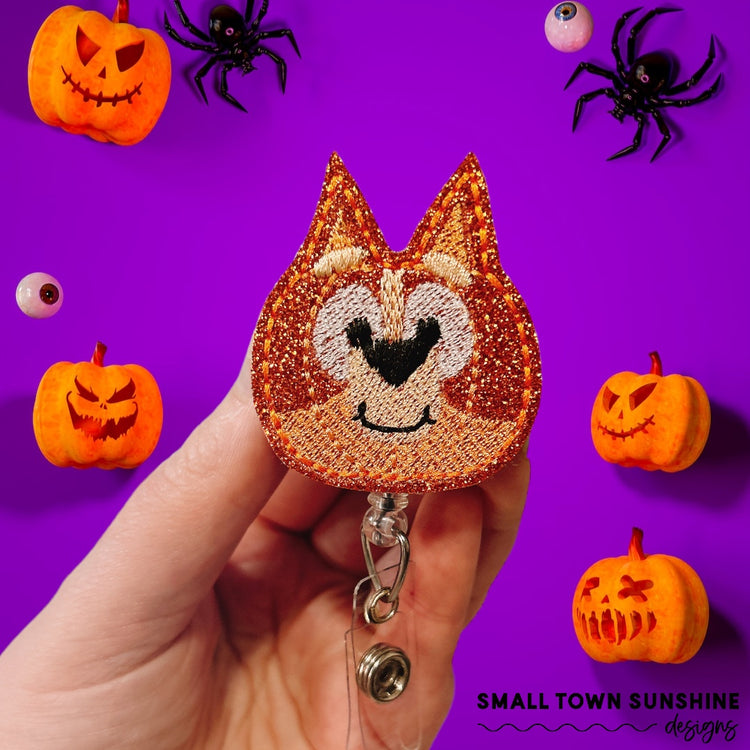 Bluey & Bingo Halloween Badge Toppers