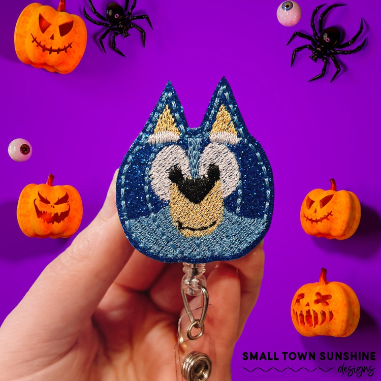 Bluey & Bingo Halloween Badge Toppers