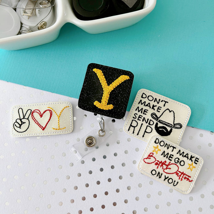 Yellowstone Removable Badge Toppers