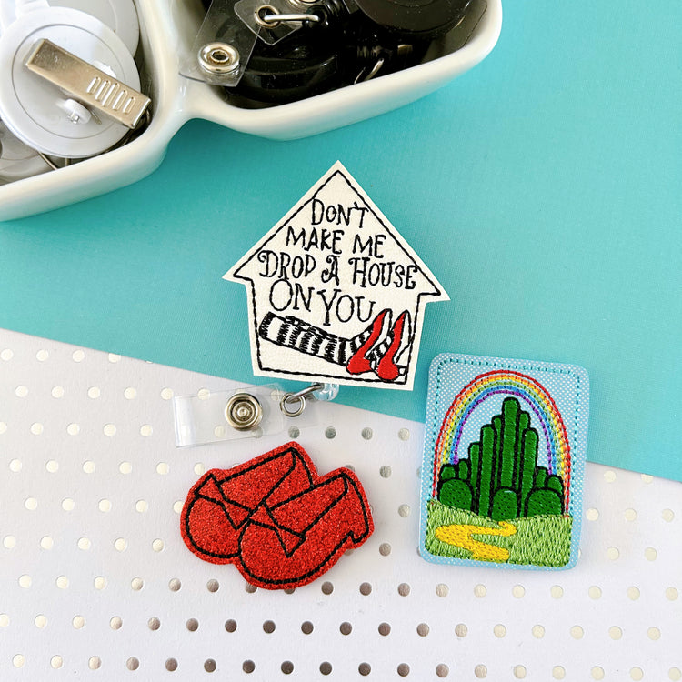 Over the Rainbow Badge Toppers