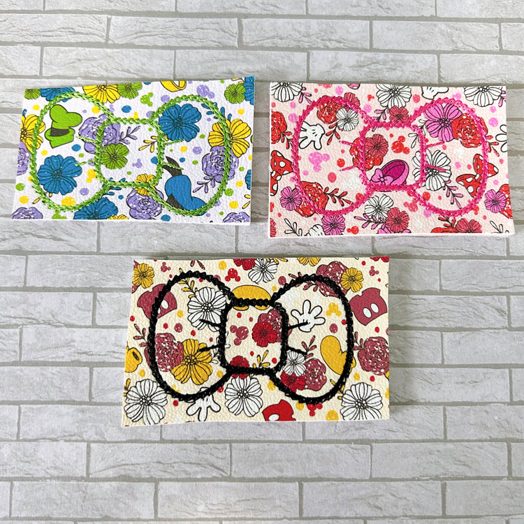 Destash - Hidden Floral Mouse Friends Bows