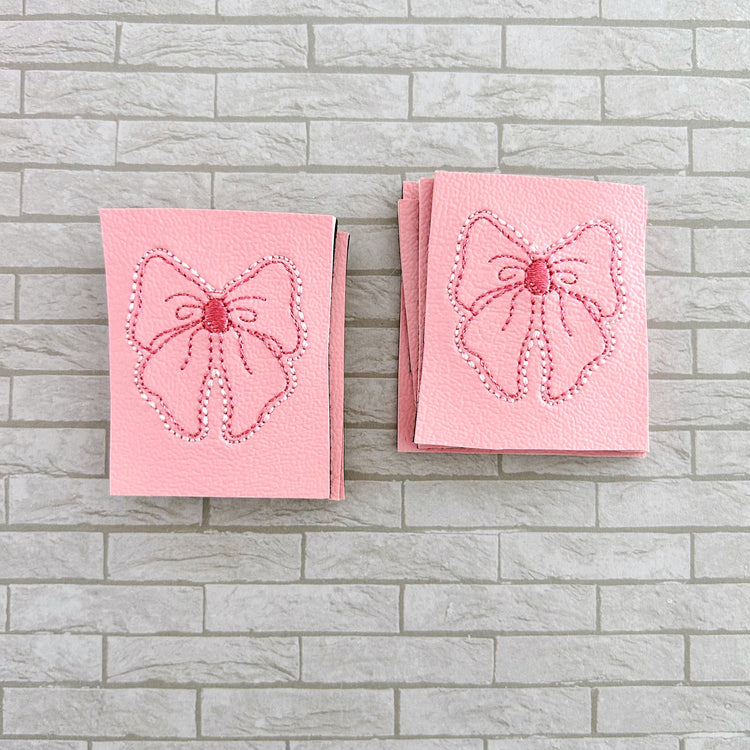 Destash - Dainty Pink Coquette Bow Feltie