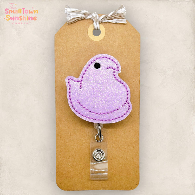 Easter Marshmallow Chick Badge Toppers