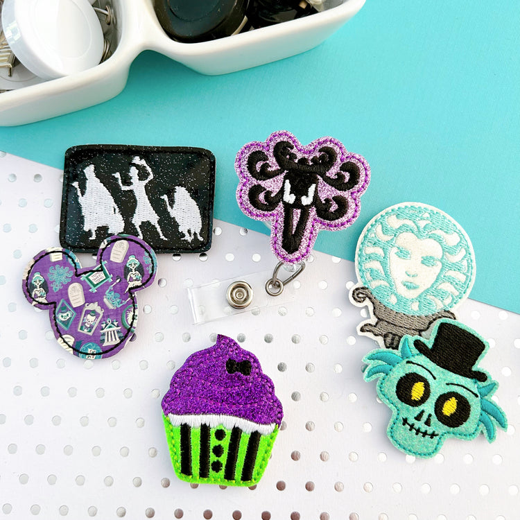 Haunted Mansion Badge Topper Collection
