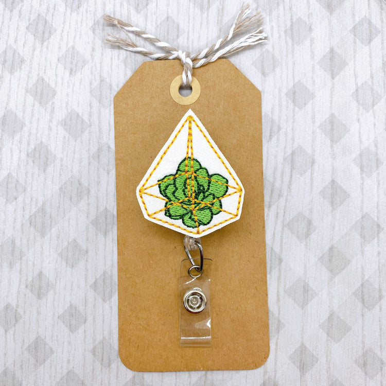 Succulent Badge Topper