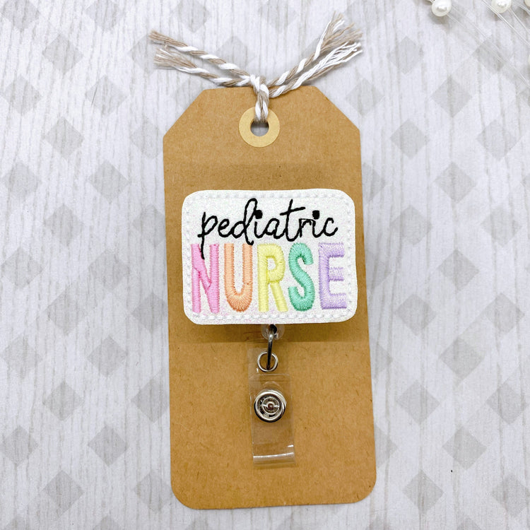 Pediatric Nurse Badge Topper