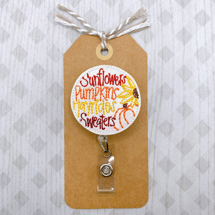 Sunflowers Pumpkins Hayrides Sweaters