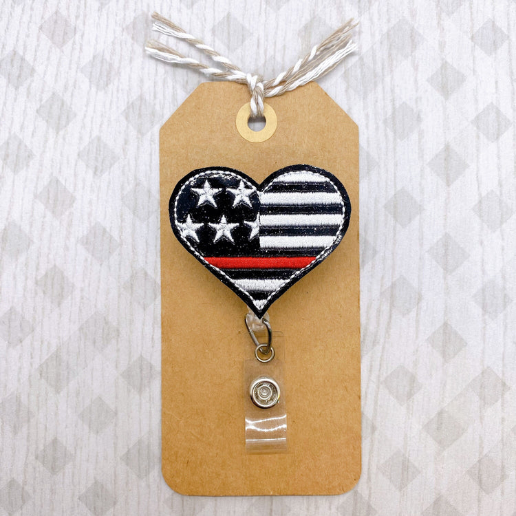 Thin Red Line Badge Topper