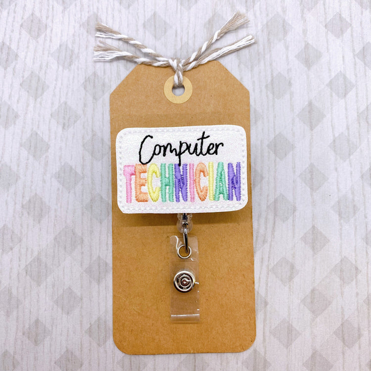 Computer Technician Badge Topper