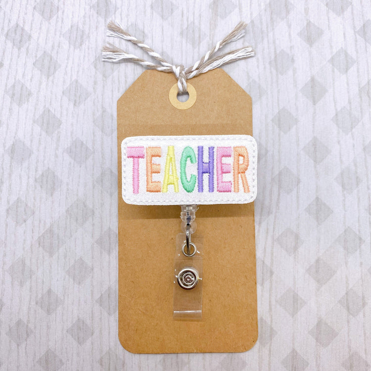 Teacher Badge Topper
