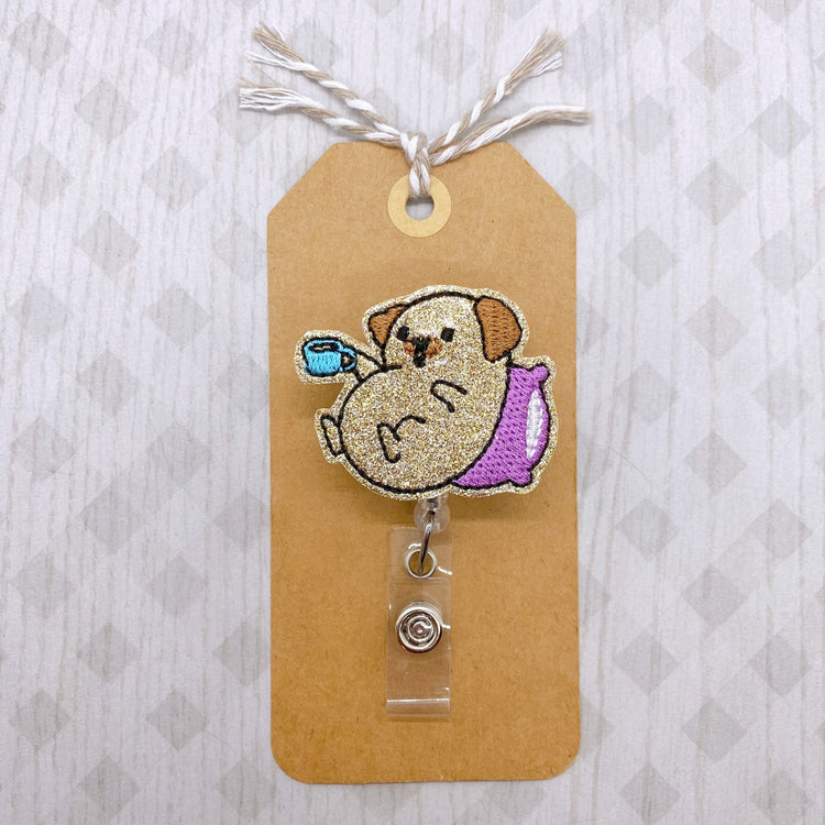 Pug Badge Topper