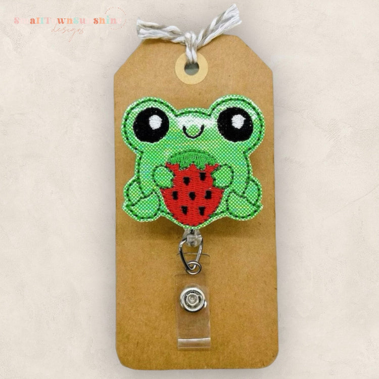 Strawberry Frog Badge Topper