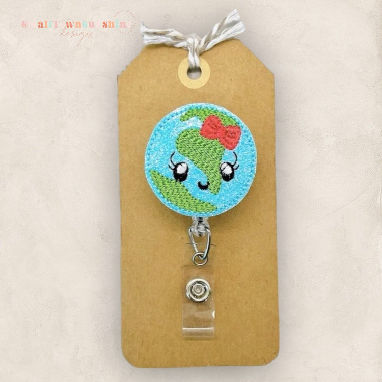 Pretty Earth Badge Topper