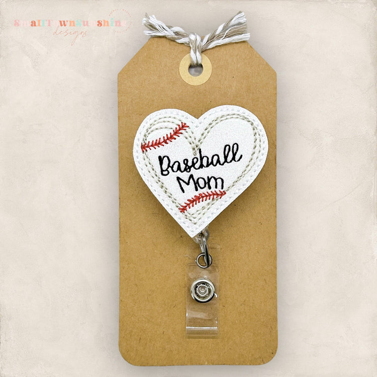 Baseball Mom Badge Topper