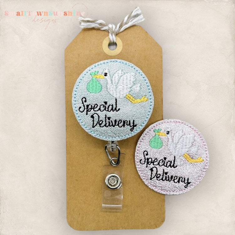 Special Delivery Badge Topper