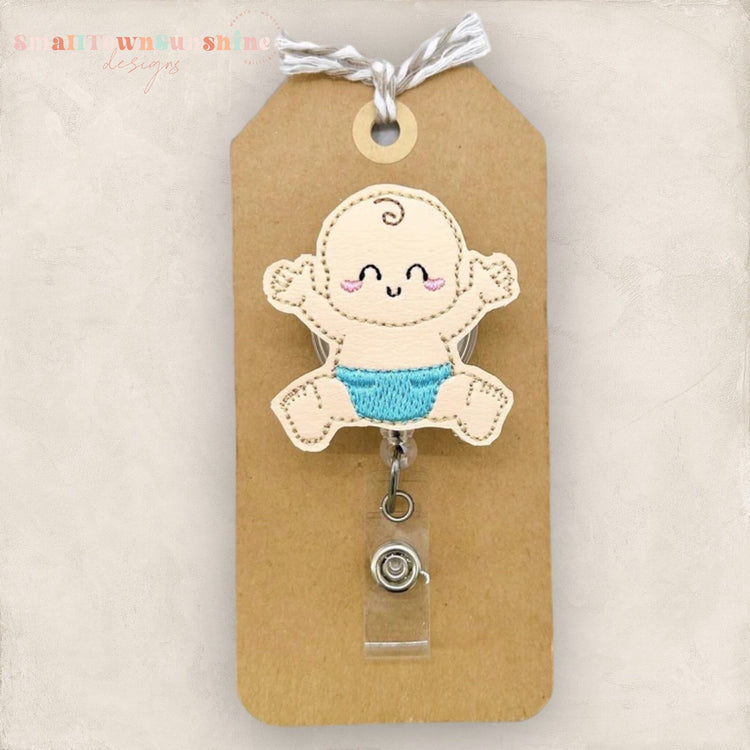 Happy Baby Boy Badge Topper