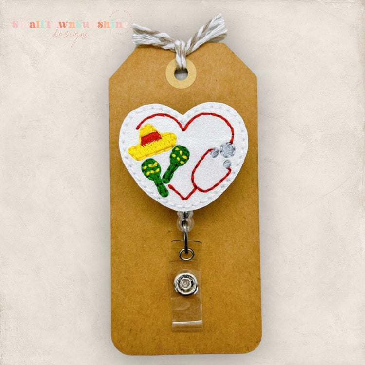 Cinco De Mayo Stethoscope Badge Topper