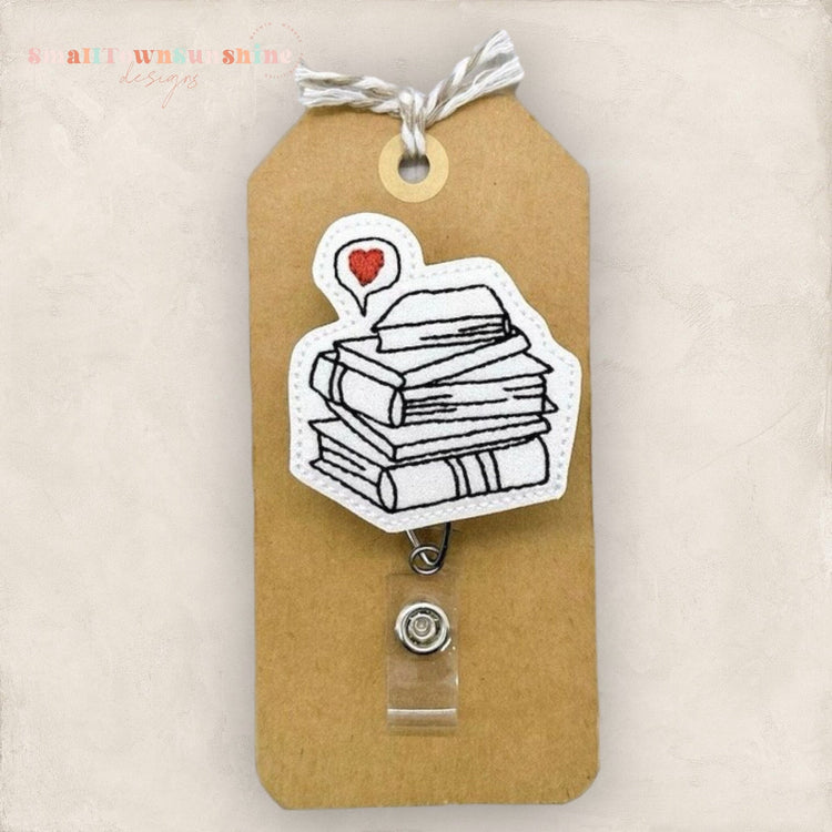 Book Stack Badge Topper
