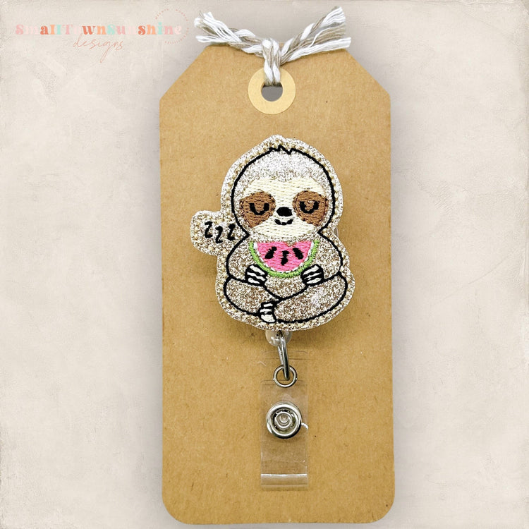 Sloth Badge Topper