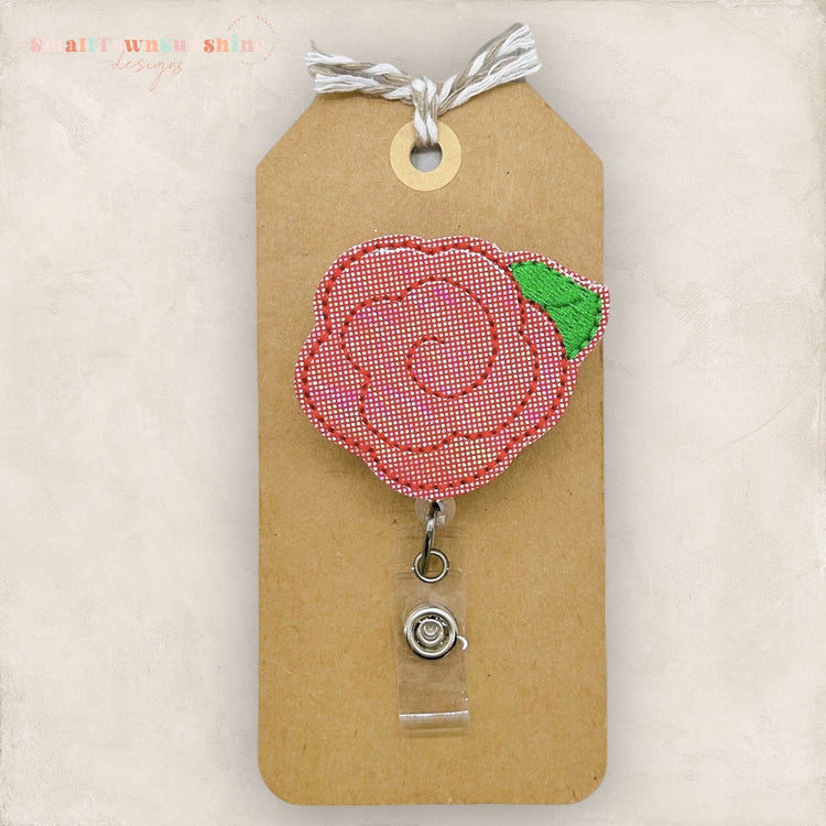 Red Rose Badge Topper