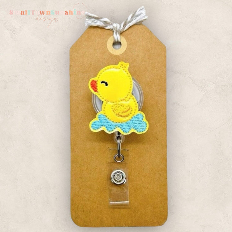 Spring Duck Badge Topper