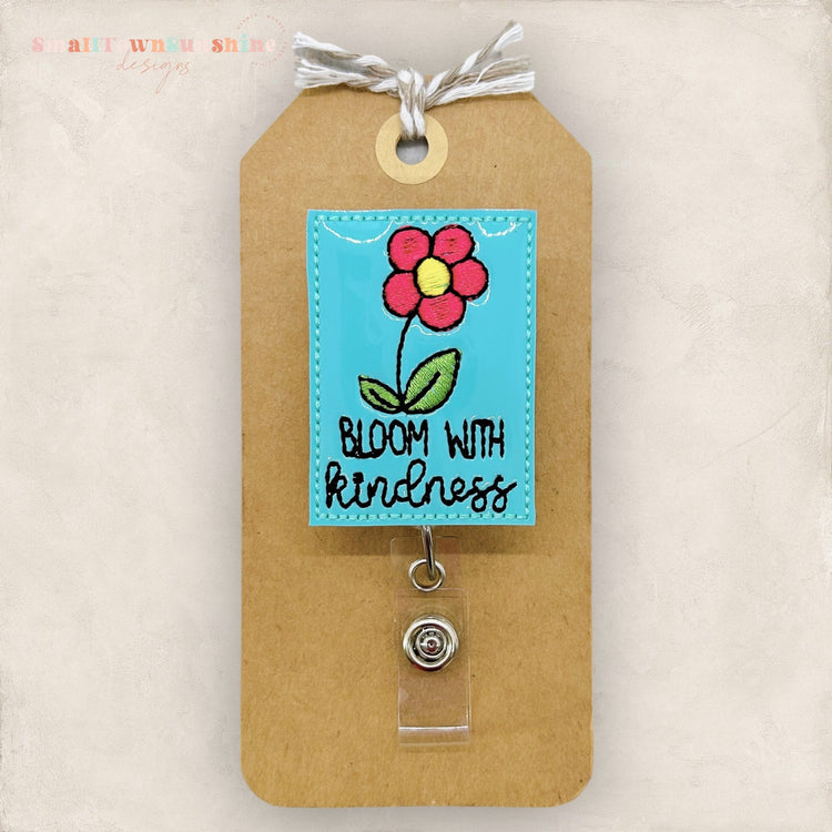Bloom With Kindness Badge Topper