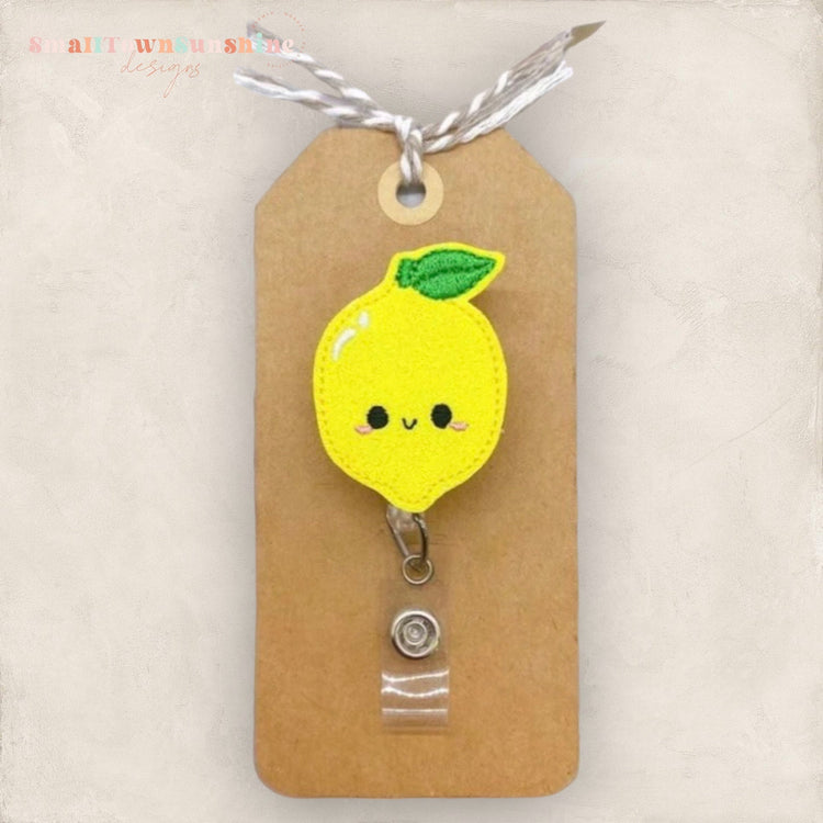 Lemon Badge Topper