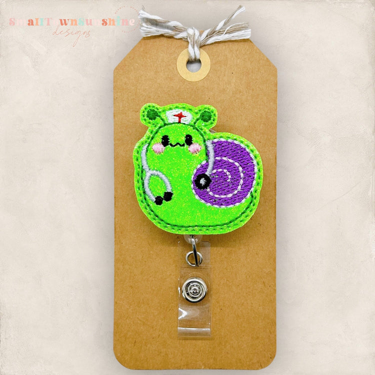 Snail Nurse Badge Topper