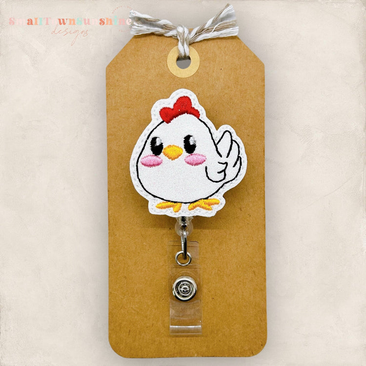 Cute Chicken Badge Topper