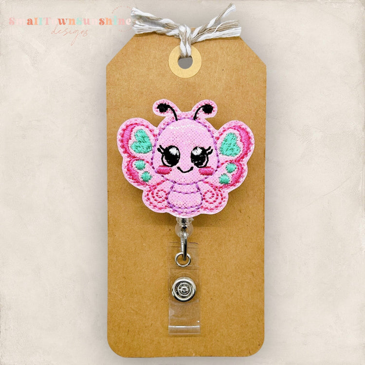 Cute Butterfly Badge Topper