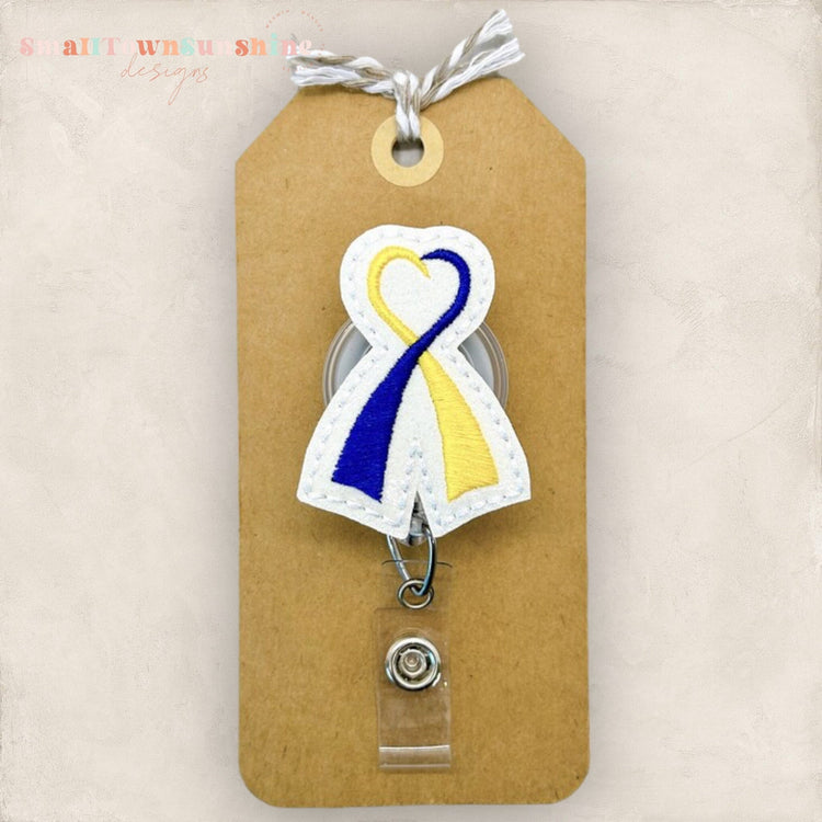 Down Syndrome Awareness Badge Topper