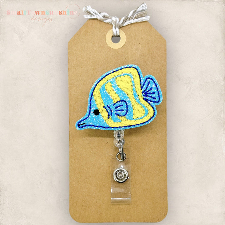 Tropical Fish Badge Topper