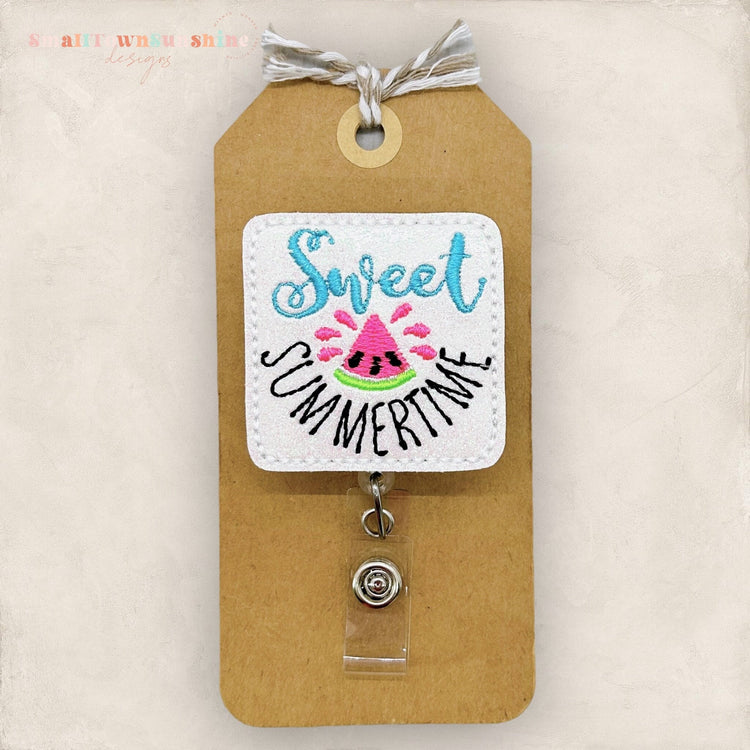 Sweet Summertime Badge Topper