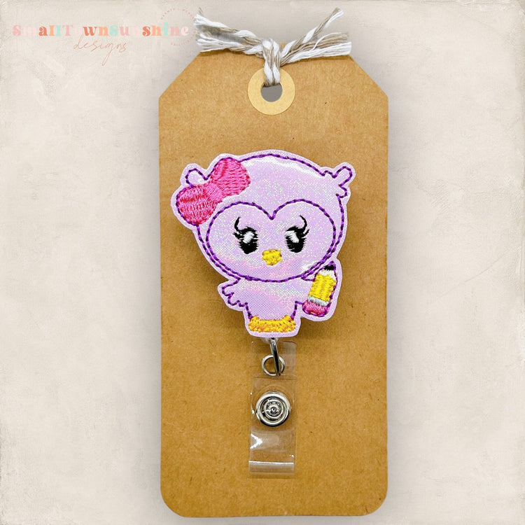 School Owl Badge Topper