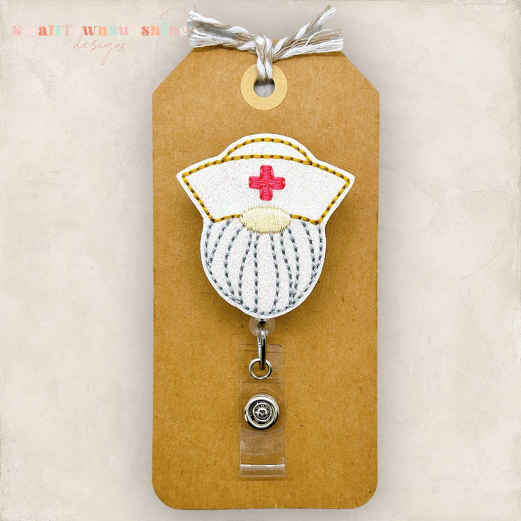 Gnome Nurse Badge Topper