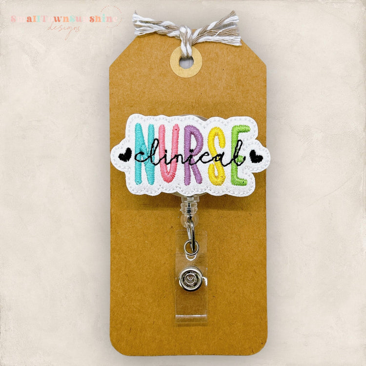 Clinical Nurse Badge Topper