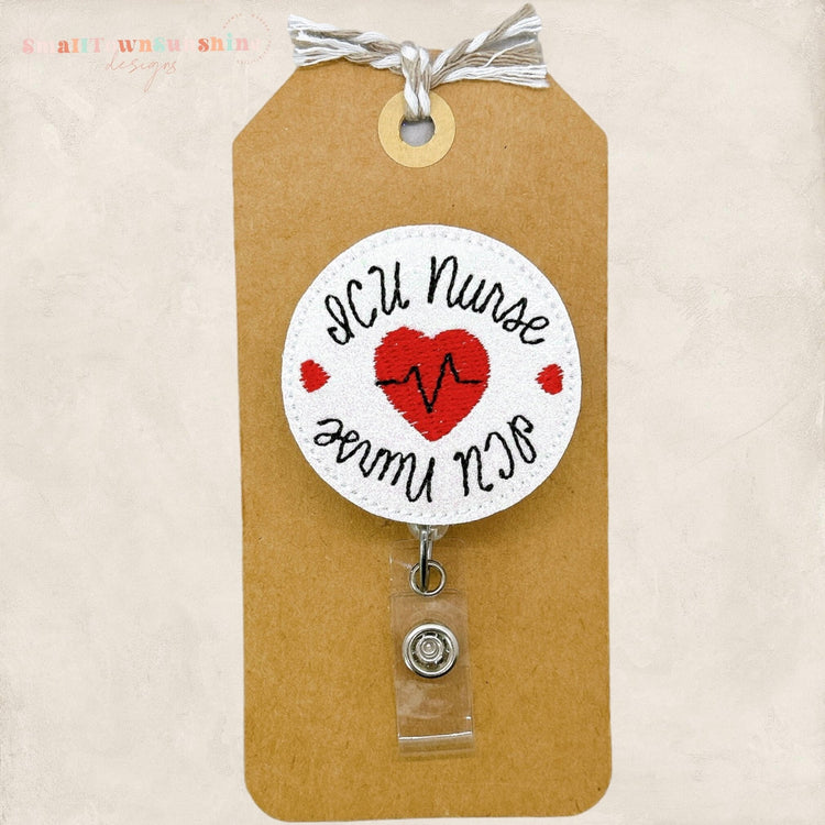 ICU Nurse Badge Topper