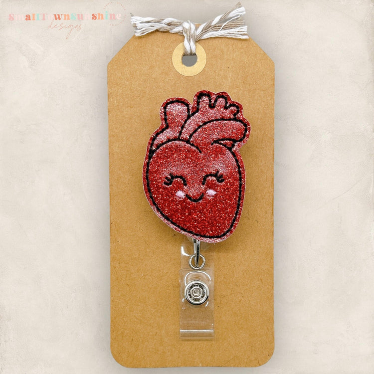 Happy Heart Badge Topper