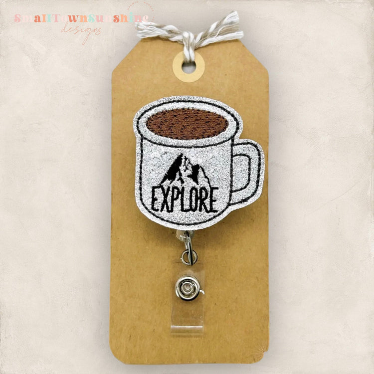 Explore Mug Badge Topper