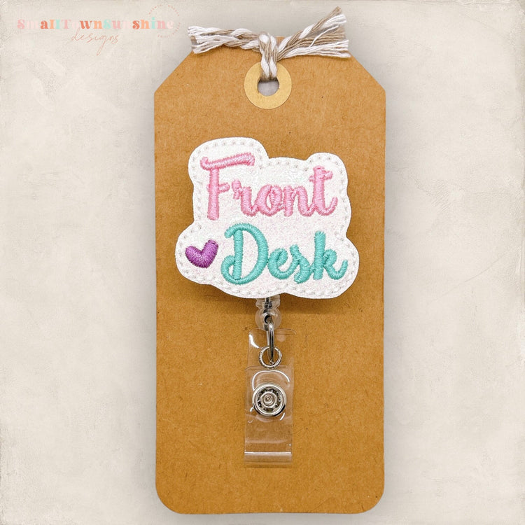 Front Desk Badge Topper